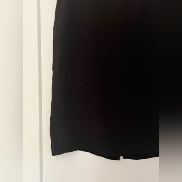 Vintage 💯 Silk Classic Tailored Staple Pencil  Skirt - Picture 3 of 6